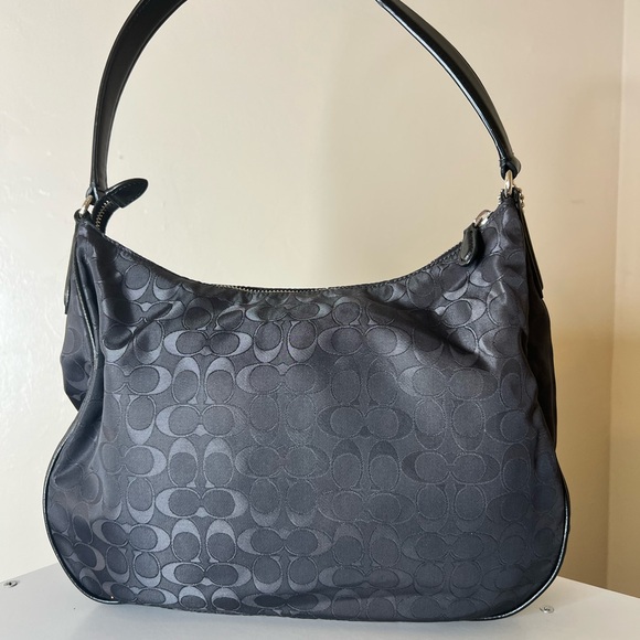 COACH Black Signature Hobo Bag - Picture 5 of 5